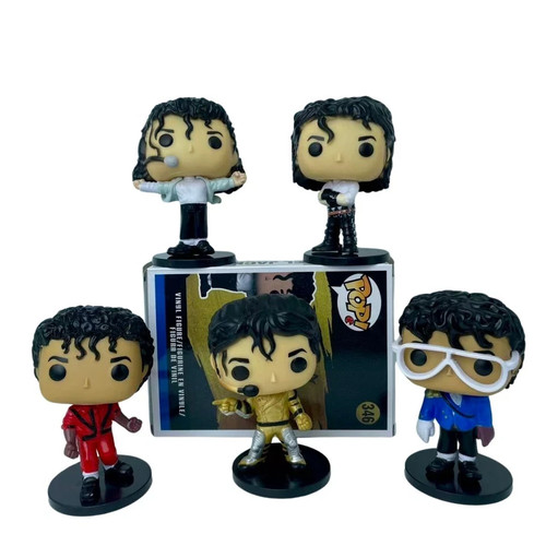 6pc hot funko pop michael - hot,
