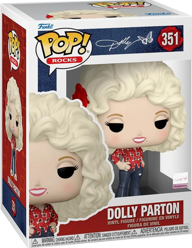 Funko rocks dolly parton pop - rocks,