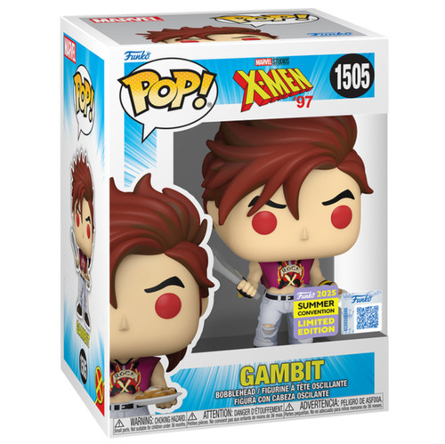 Funko pop men 97 gambit - x-men, '97